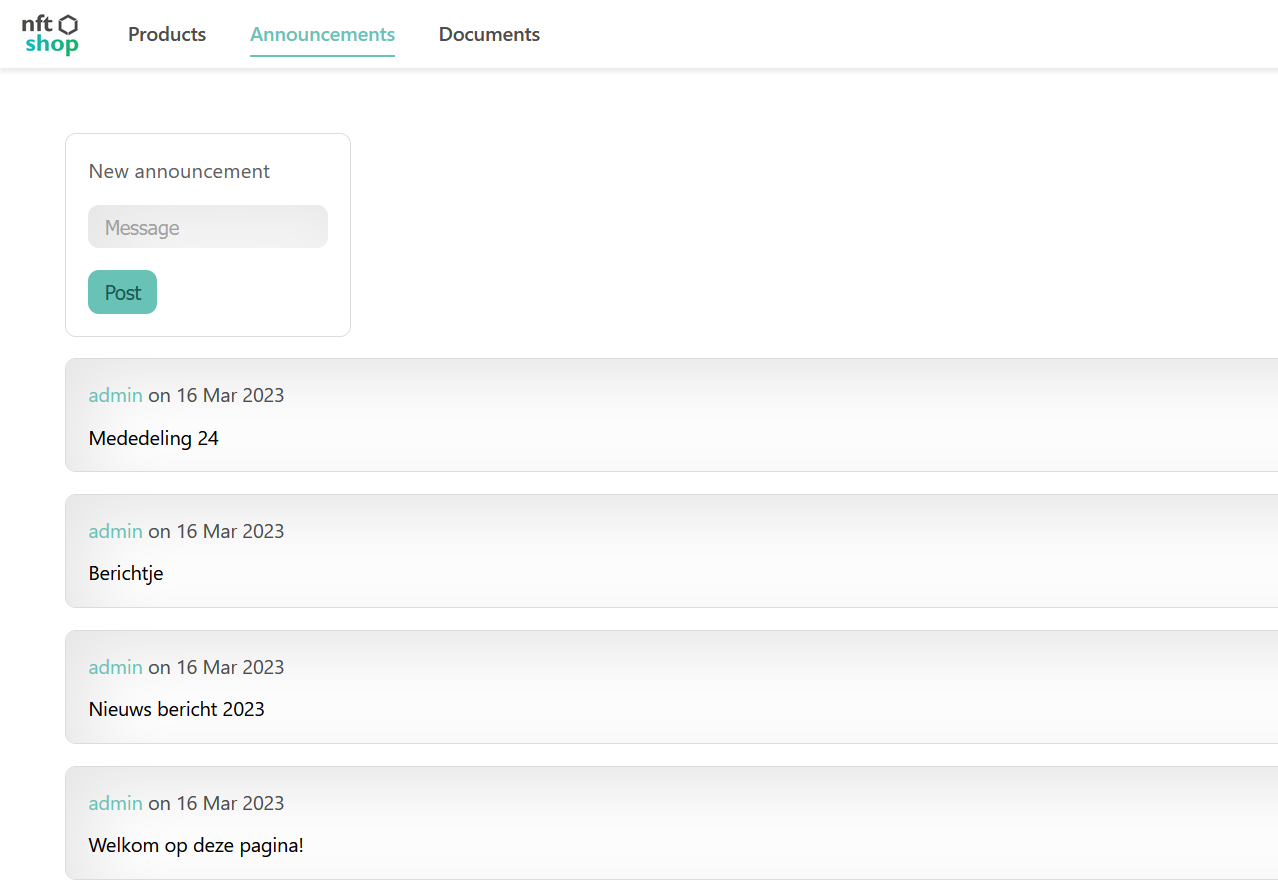 Plaatje van project TicTacToe