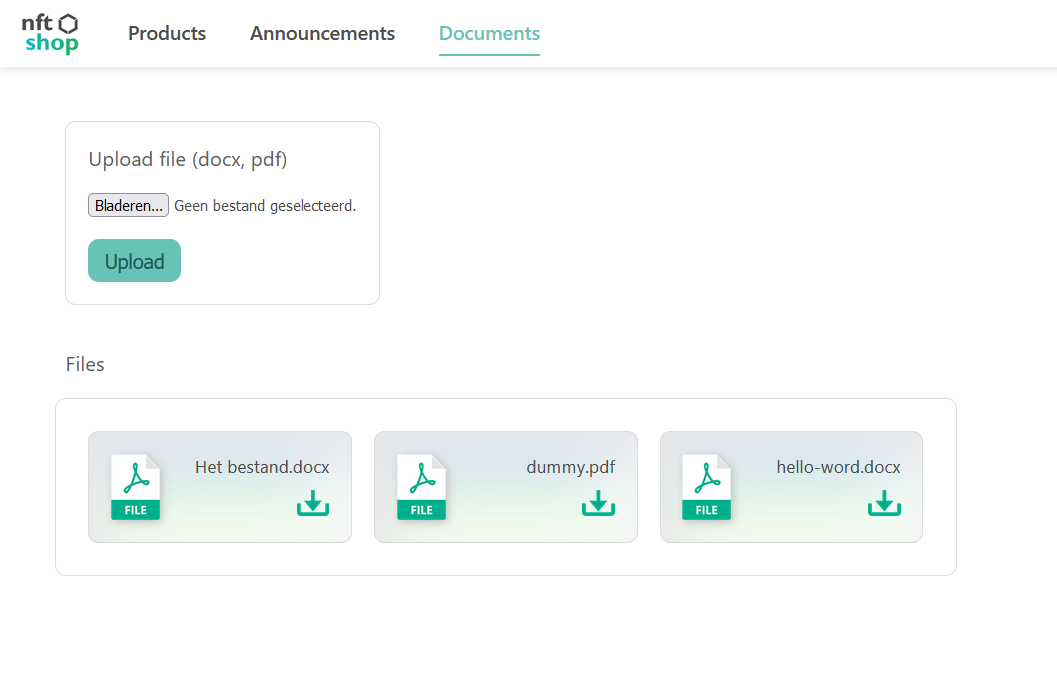 Plaatje van project TicTacToe